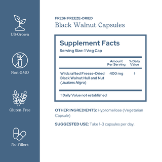Black Walnut Capsules