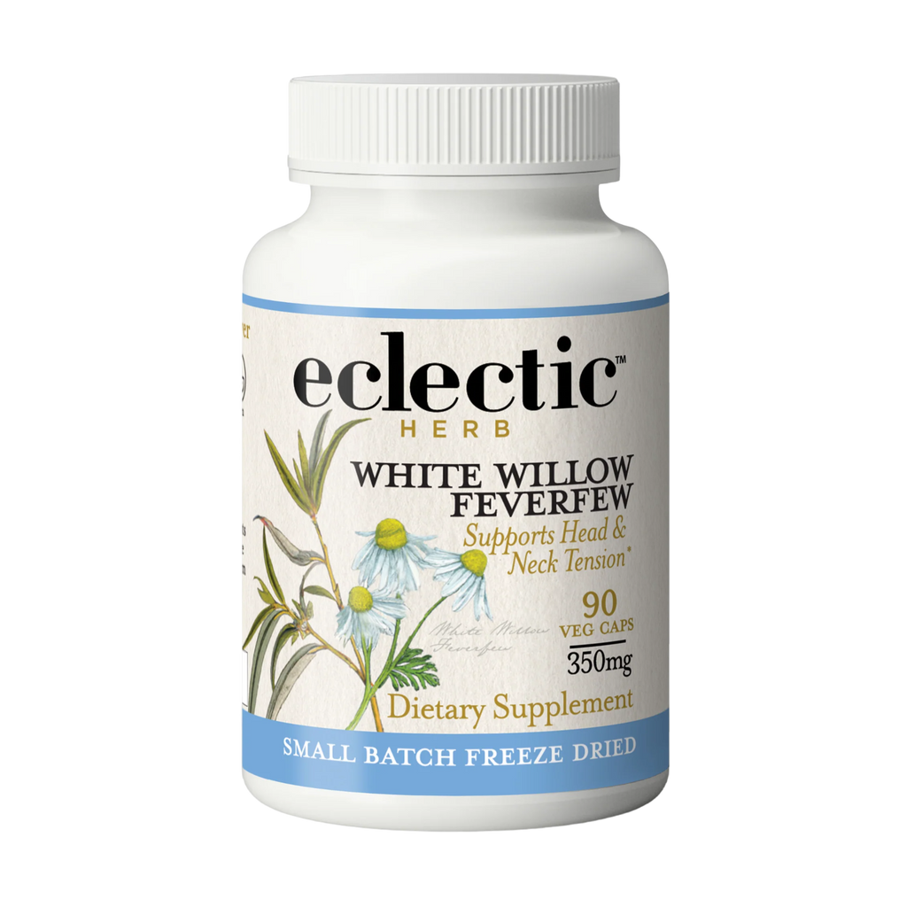 White Willow Feverfew | for Head & Neck Tension & Natural Pain