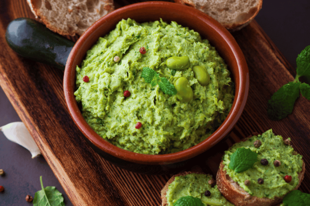 Fava Bean Nettle Hummus