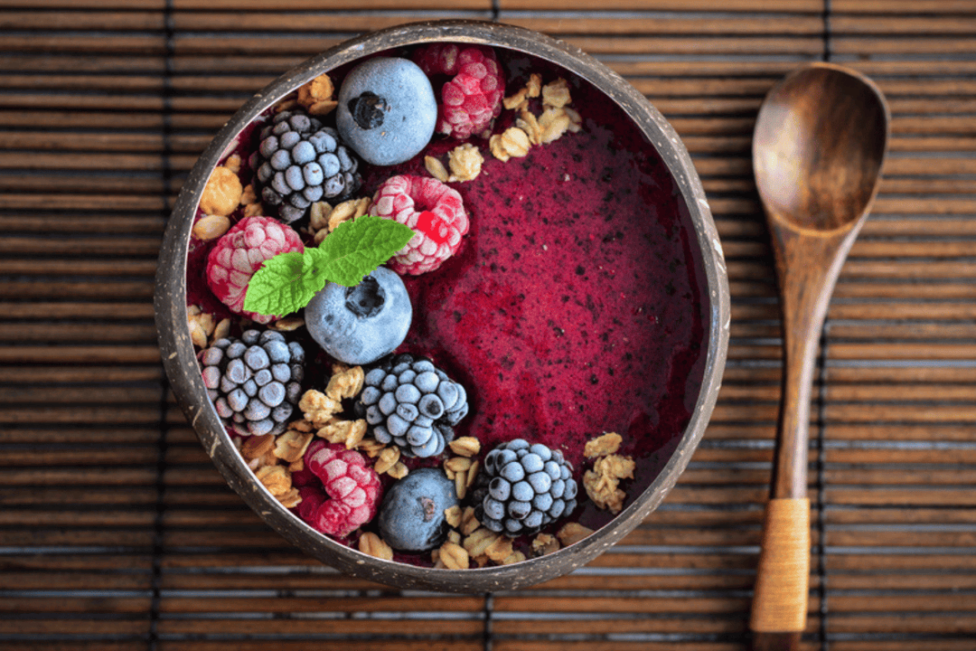 Black Raspberry Smoothie Bowl