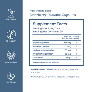 Elderberry Immune Capsules