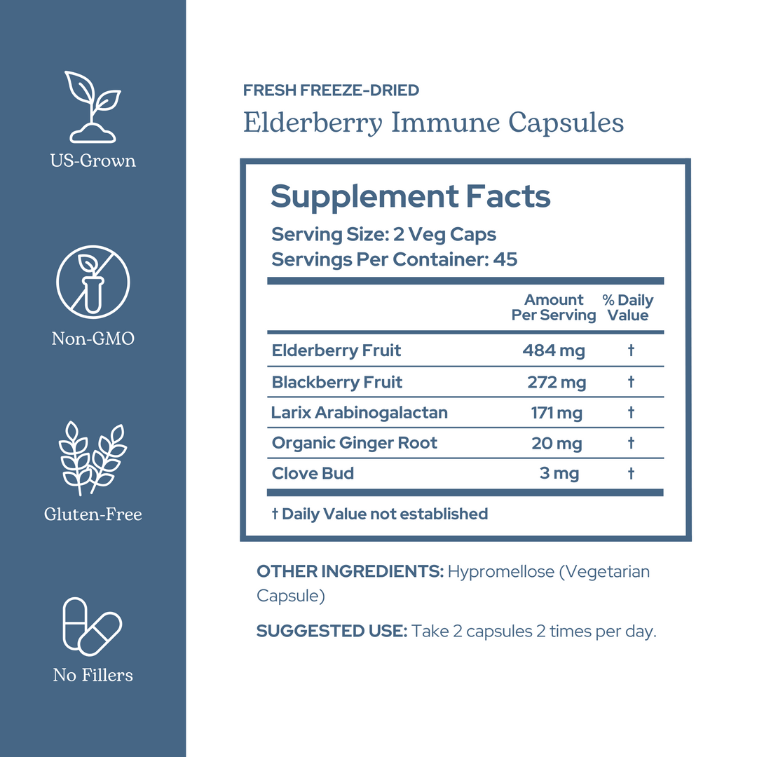 Elderberry Immune Capsules