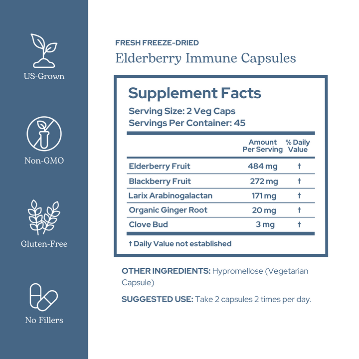 Elderberry Immune Capsules