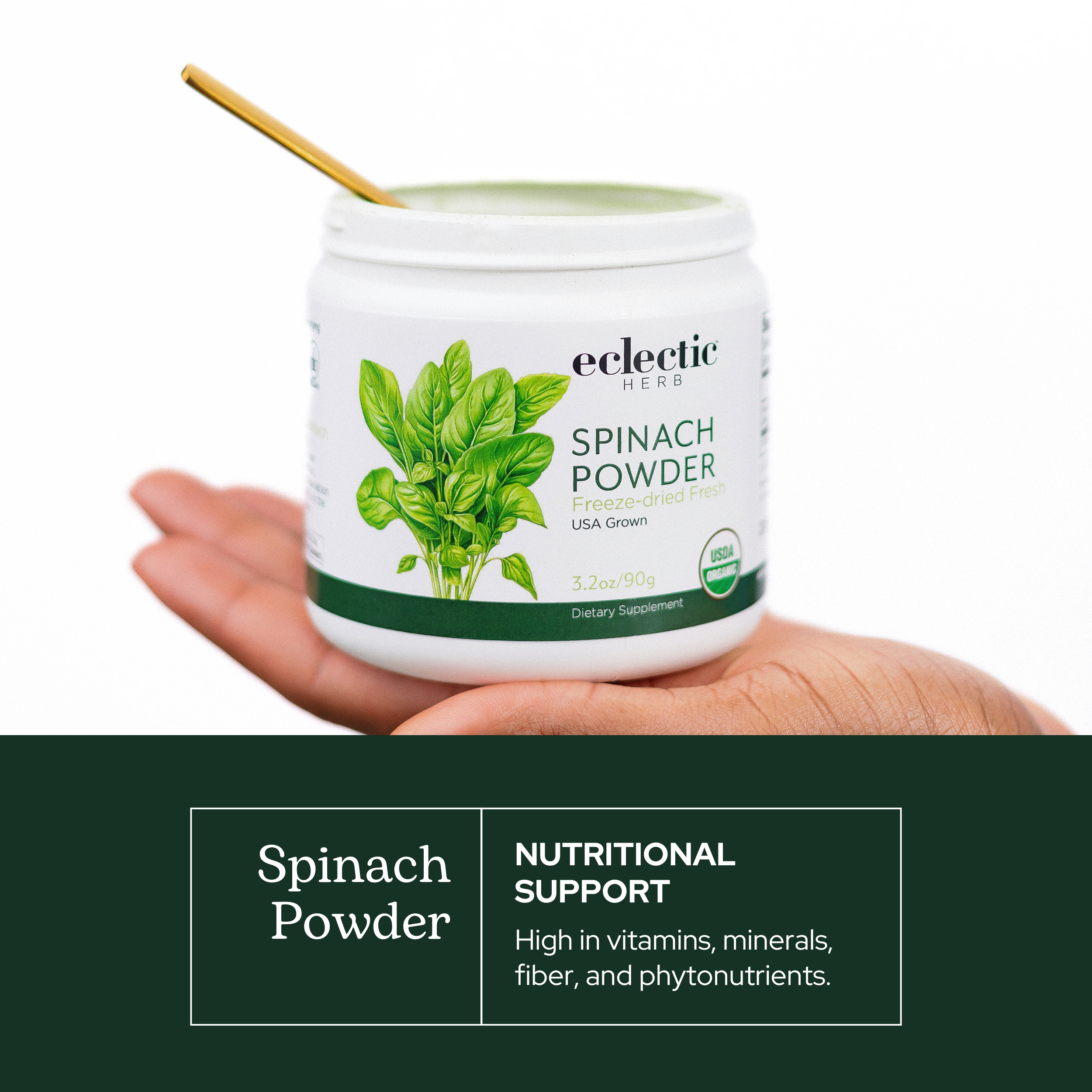 Organic Spinach Powder | KangMed Organic Vegetable Powders Organic Spinach Powder | KangMed Organic Vegetable Powders