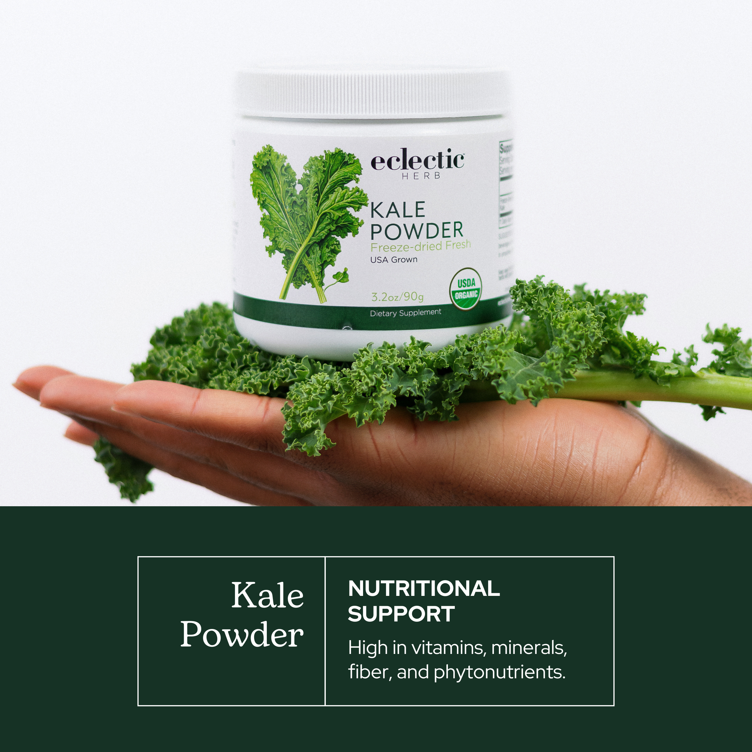 best fertilizer for kale plants Eclectic Herb Kale Powder, 3.2 oz (90 g)