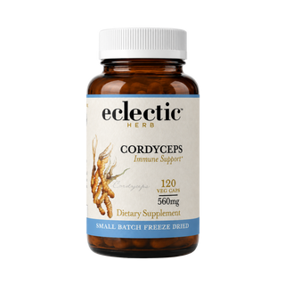 Organic Cordyceps capsules for energy, stamina, immune support, and respiratory wellness.