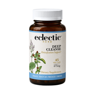 Deep Cleanse Capsules natural detox supplement with organic herbs for digestive and intestinal wellness