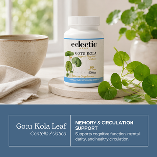 Gotu Kola capsules for memory, circulation, and nervous system support with organic, non-GMO ingredients
