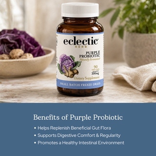 Purple Probiotic Capsules