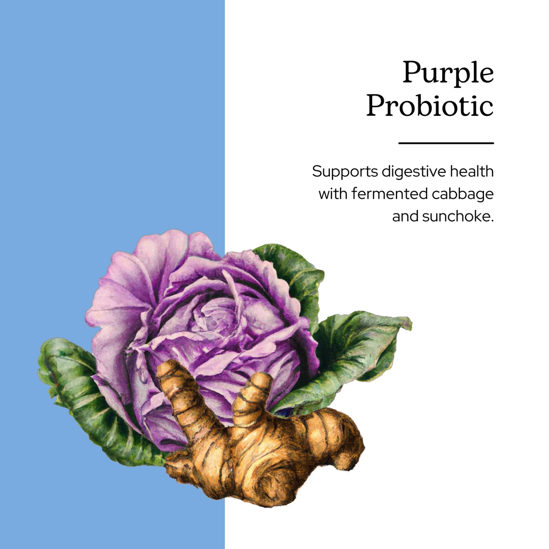 Purple Probiotic Capsules