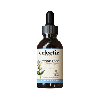 Bottle of Stone Root extract supplement with botanical ingredients and US-grown herbs