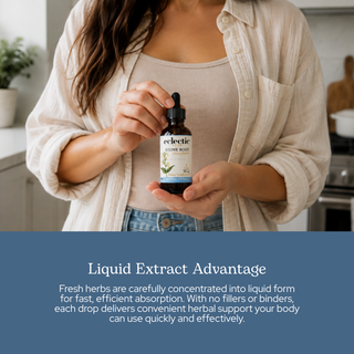 Bottle of Stone Root extract tincture with botanical illustration and organic label